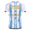 Original Fußballtrikot Champions Argentinien 3 Star Heimtrikot WM 2022 Für Herren